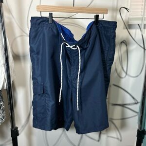 Navy Blue Goodfellow & Co. Men’s Swim Shorts, 9” inseam, XXL NWT, mesh lining